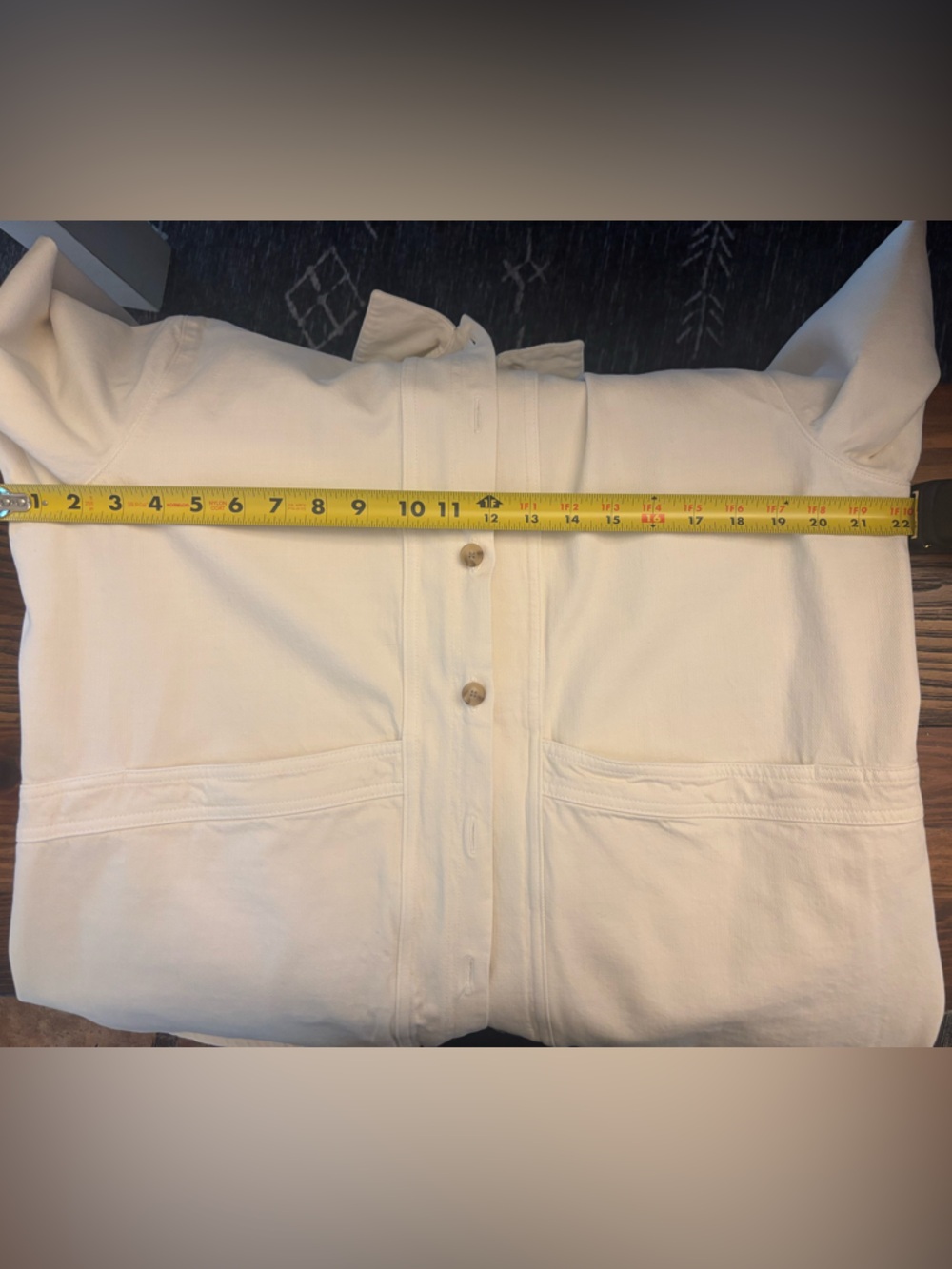 Sezane Will Ecru Denim Jacket - Picture 6 of 6